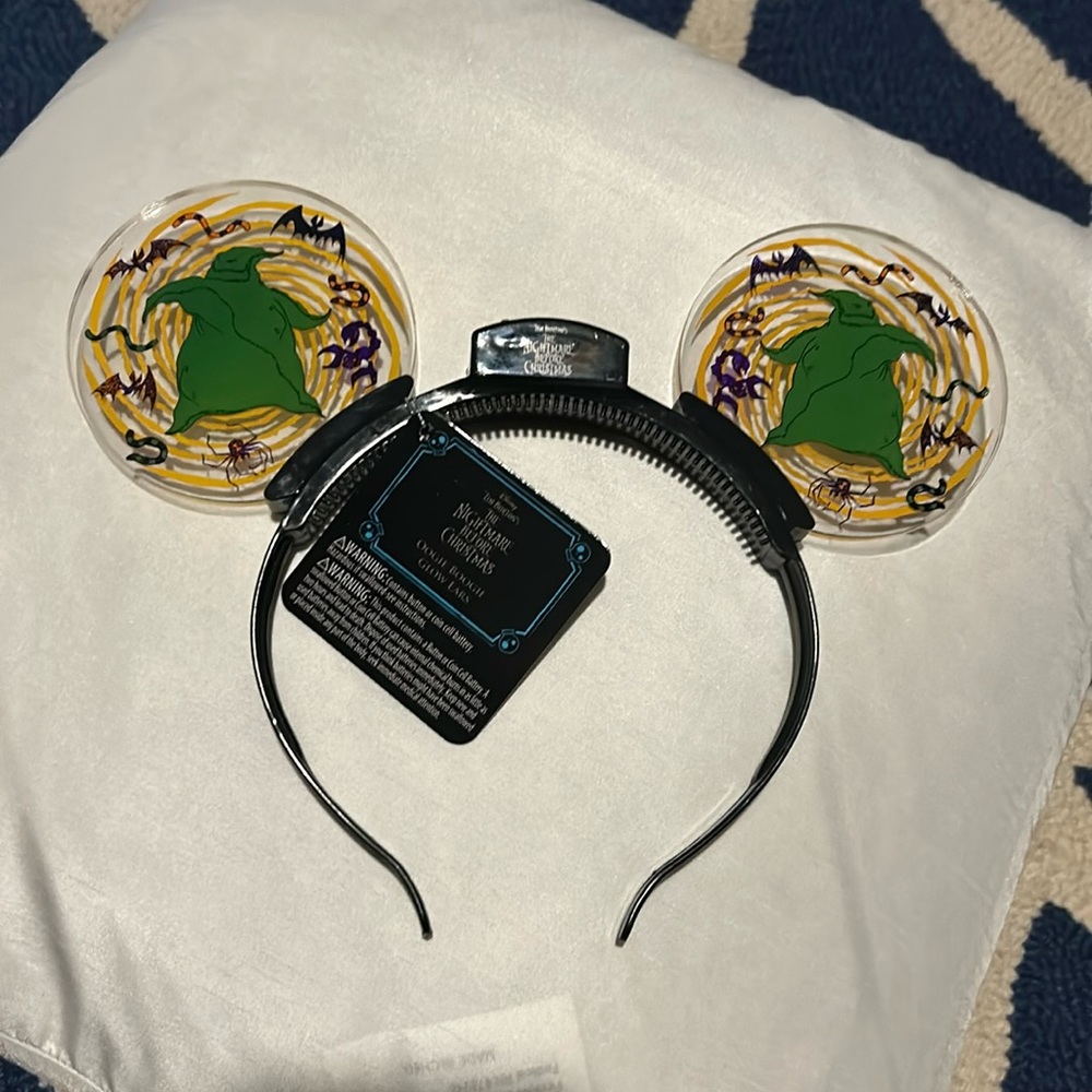 Disney Nightmare Before Christmas Oogie Boogie light up Headband ears NWT